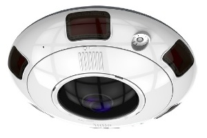 купольная 6 мегапиксельная камера ZN8-F7NTFN10L с панорамным объективом «рыбий глаз»